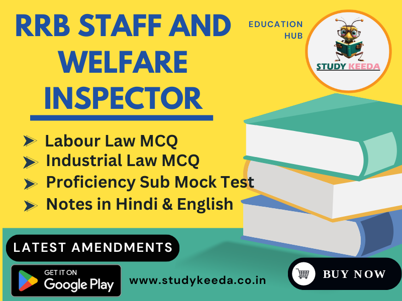 Staff and Welfare Inspector RRB CEN 07/2024 – Mock Tests & Previous Year Papers